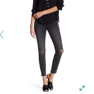 Ashley Mason Distressed Skinny Jeans